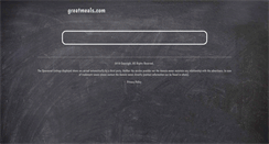 Desktop Screenshot of greatmeals.com